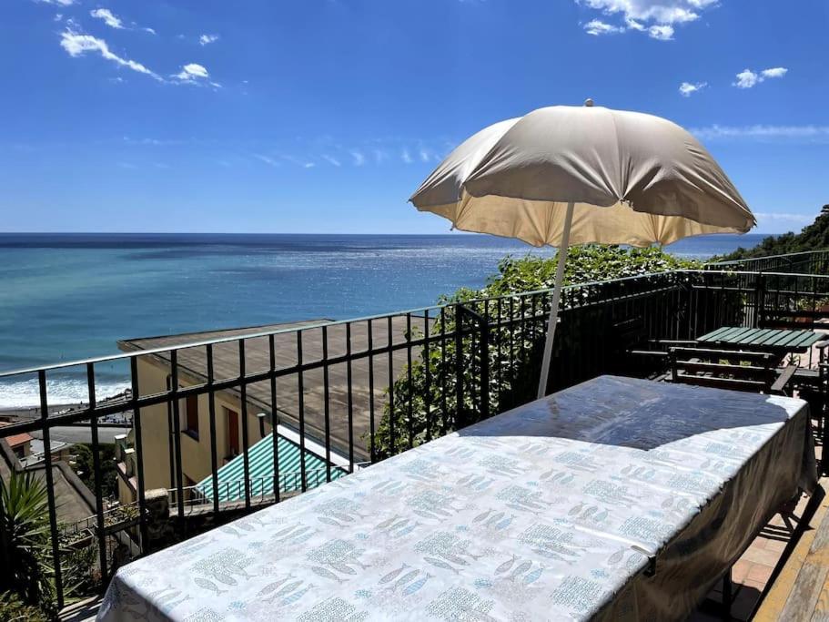 Ocean View Villa With Fast Wi-Fi And Elevator To Town Levanto Ngoại thất bức ảnh